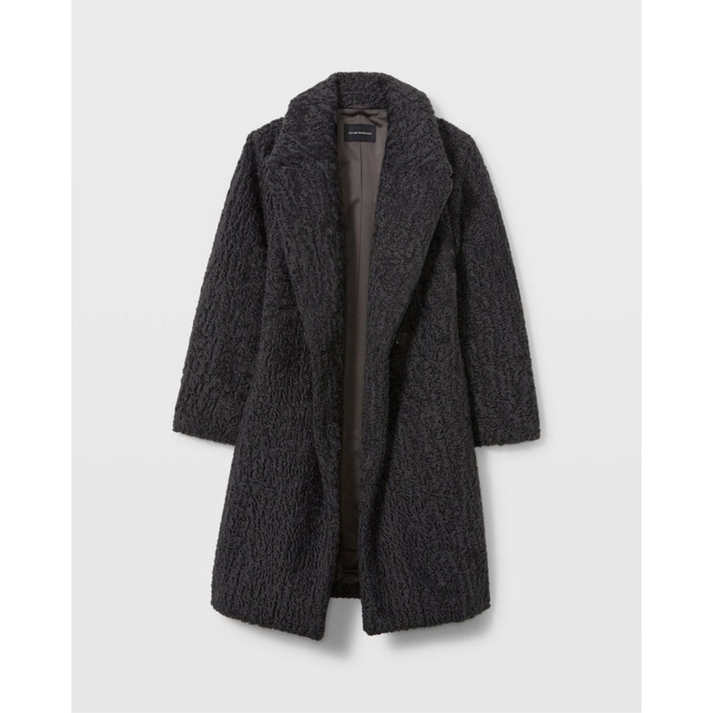 Club Monaco faux Astrakhan coat